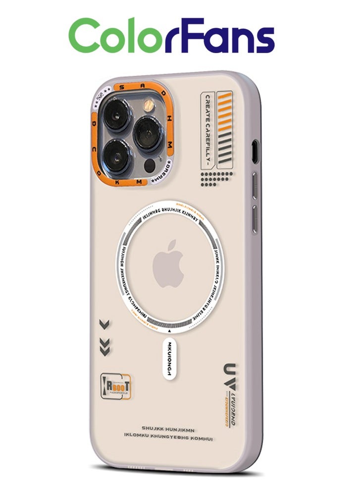 Magnetic Case for iPhone 13 Pro Max Compatible with MagSafe Slim Protective Translucent Matte Phone Cover Matte White