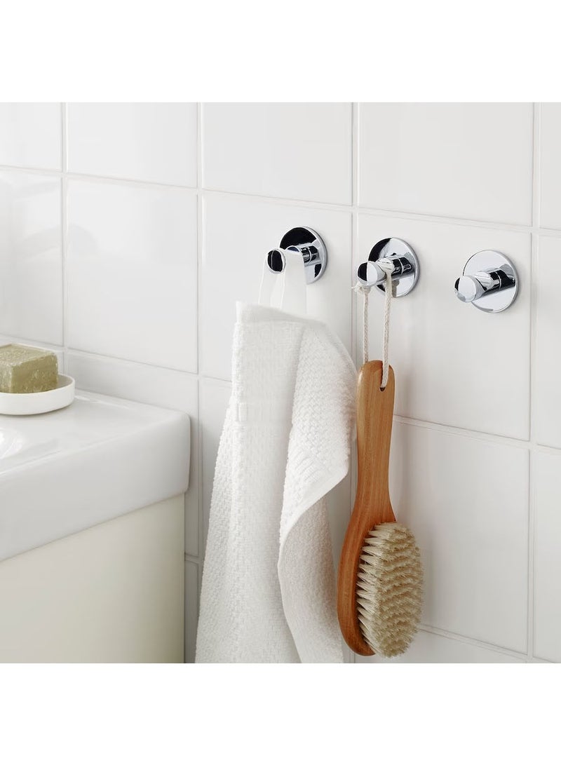 Chrome plated self-adhesive hook 3pcs - Image 1