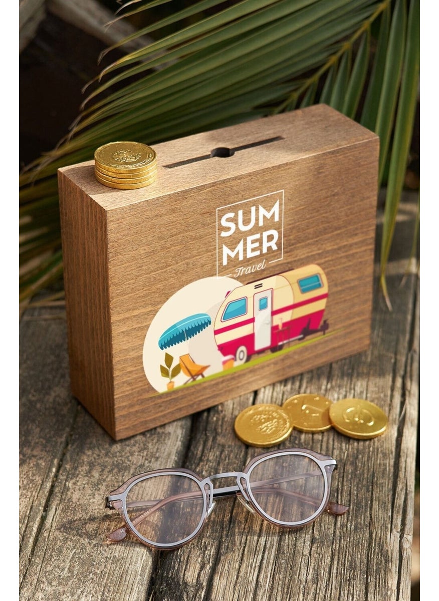 Summer Vacation Illustrated Wooden Money Box - pzsku/ZDC2FDB2B4A56874B0F1FZ/45/_/1730837803/8e40927c-16cc-4056-9c0b-bc8ede4f5585