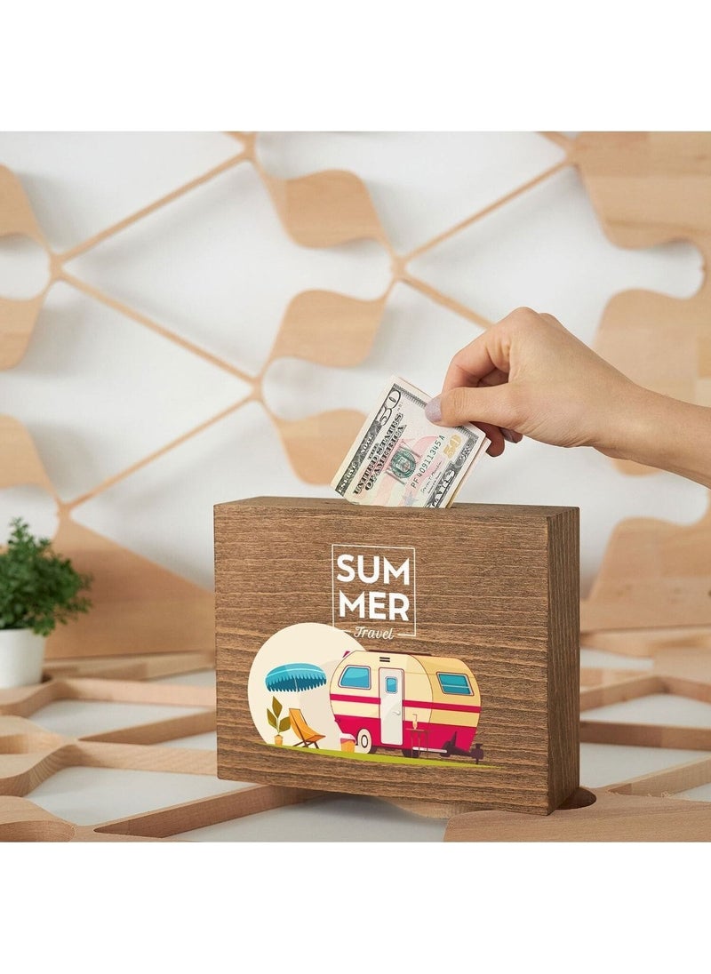 Summer Vacation Illustrated Wooden Money Box - pzsku/ZDC2FDB2B4A56874B0F1FZ/45/_/1730837806/a240c07f-0630-4c84-910b-797e03d9979b