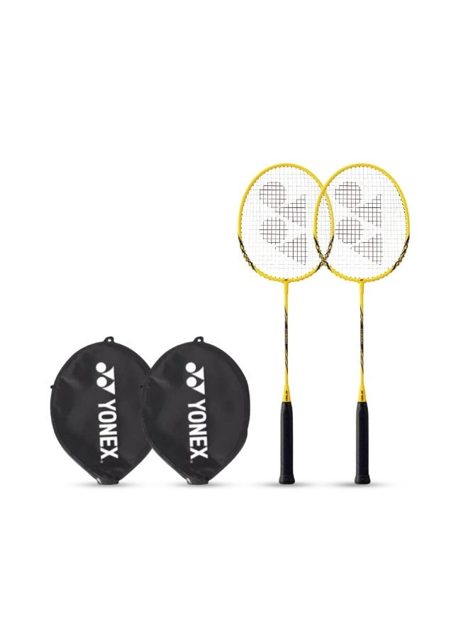 Yonex B4000-2-Player Badminton Set | Includes 2 Aluminum Rackets, 2 Headcover | Lightweight & Durable | Ideal for Beginners & Recreational Play - Image 1