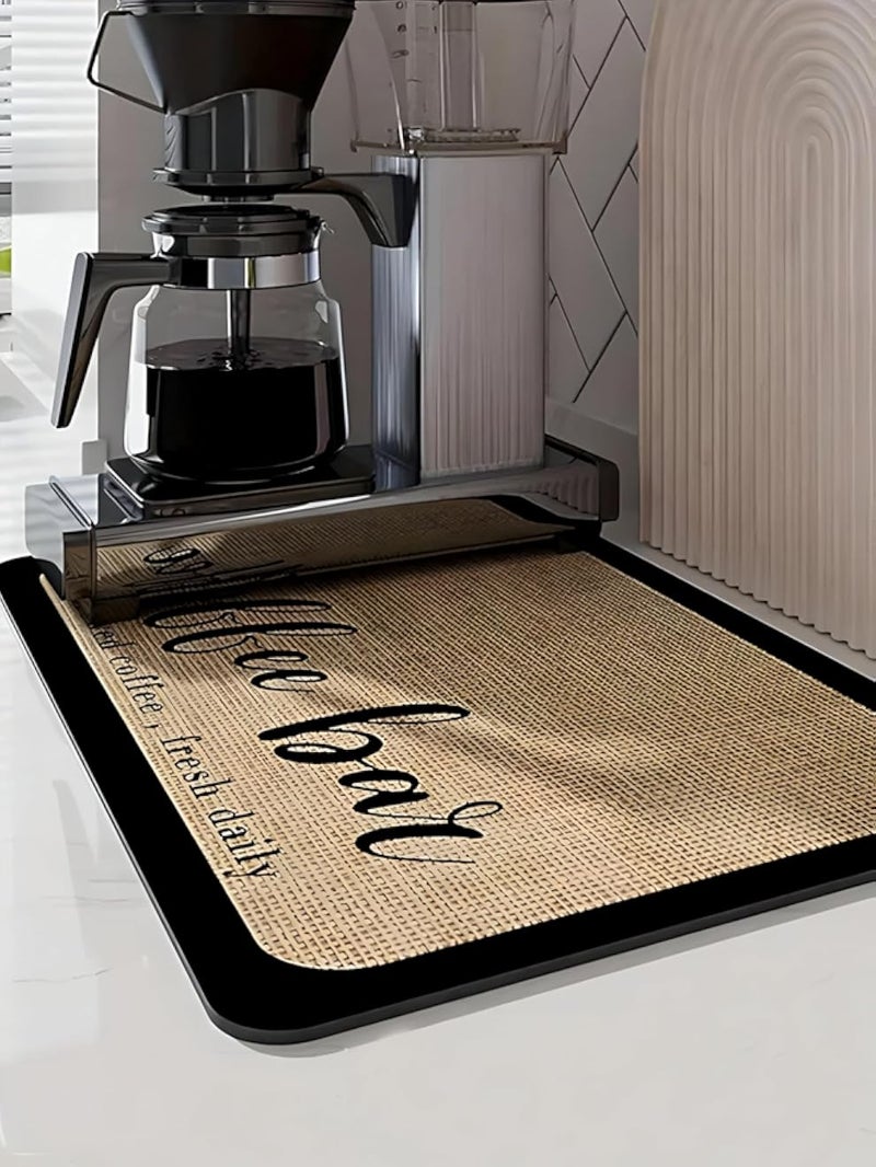 Drying Mat - Multi-Use Kitchen Accessory, Ideal for Dish Drying and As a Stylish Decor Piece, 40cm x 30cm for Versatile Use