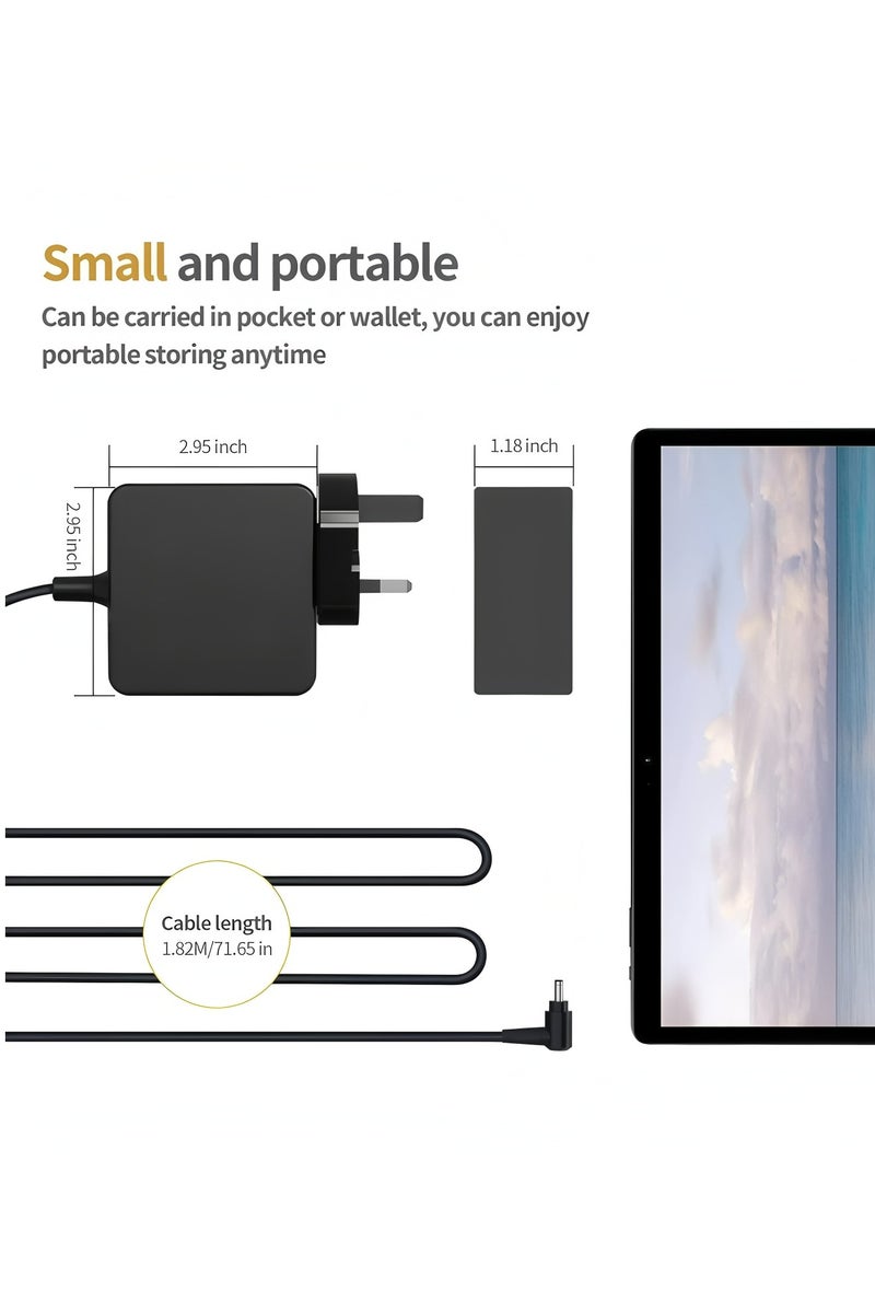 Flyview 20V 3.25A 65W 45W Laptop Charger Replacement for Lenovo IdeaPad 320 310 320S 330 330s 100 110 110S 120S 330S-15IKB Yoga 520 530, IdeaPad Flex 3 4 5 6 ADL45WCD Power Supply Adapter Cord (4.0 * 1.7 mm) - Image 5