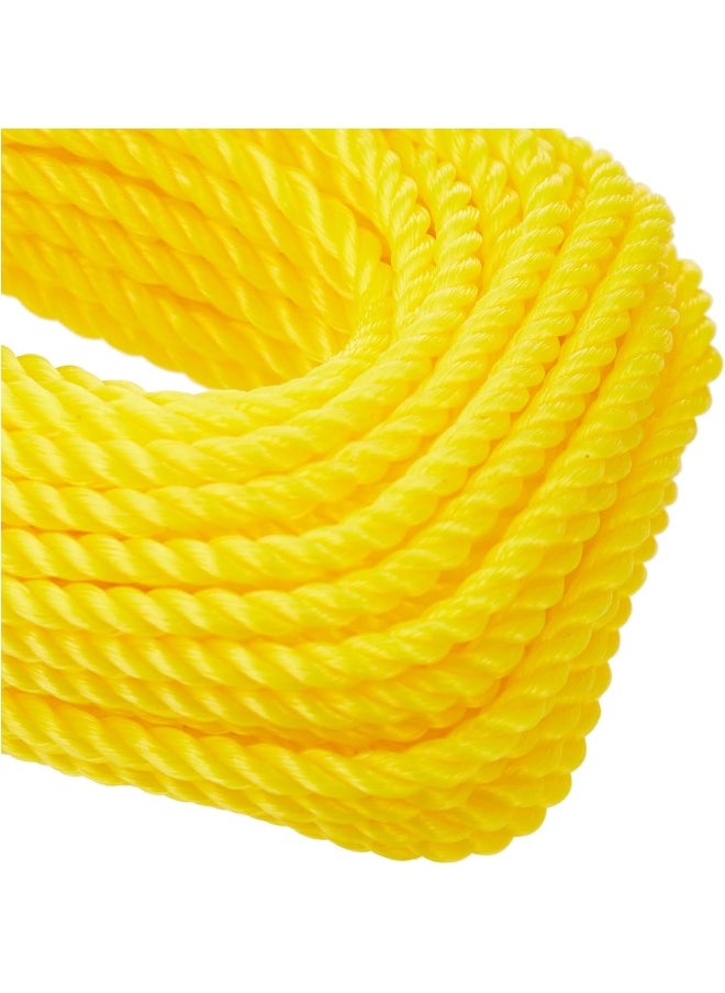 ALSAQER - Alsaqer Plastic Rope 35 Yards Length x 5mm Diameter | High-Strength Nylon Rope for Docks, Marine Mooring Lines, Camping, Climbing, Rescue and Multipurpose, Mix Colours Yellow, Blue, Red, Orange and Green - Image 1