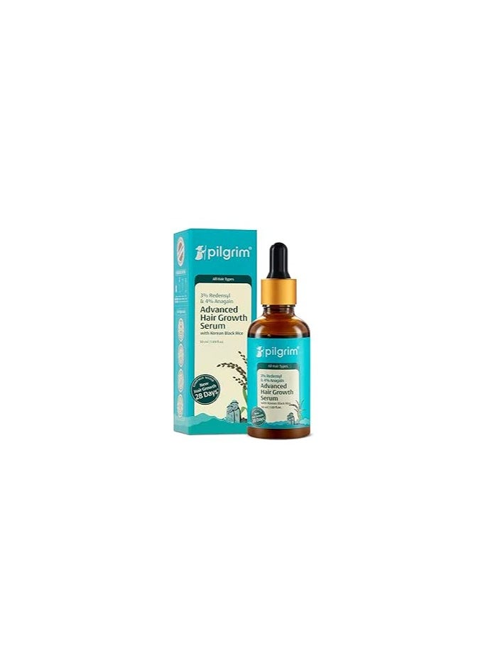 PILGRIM - Redensyl 3% Anagain 4% Advanced Hair Growth Serum For Women And Men 50ml - Image 1