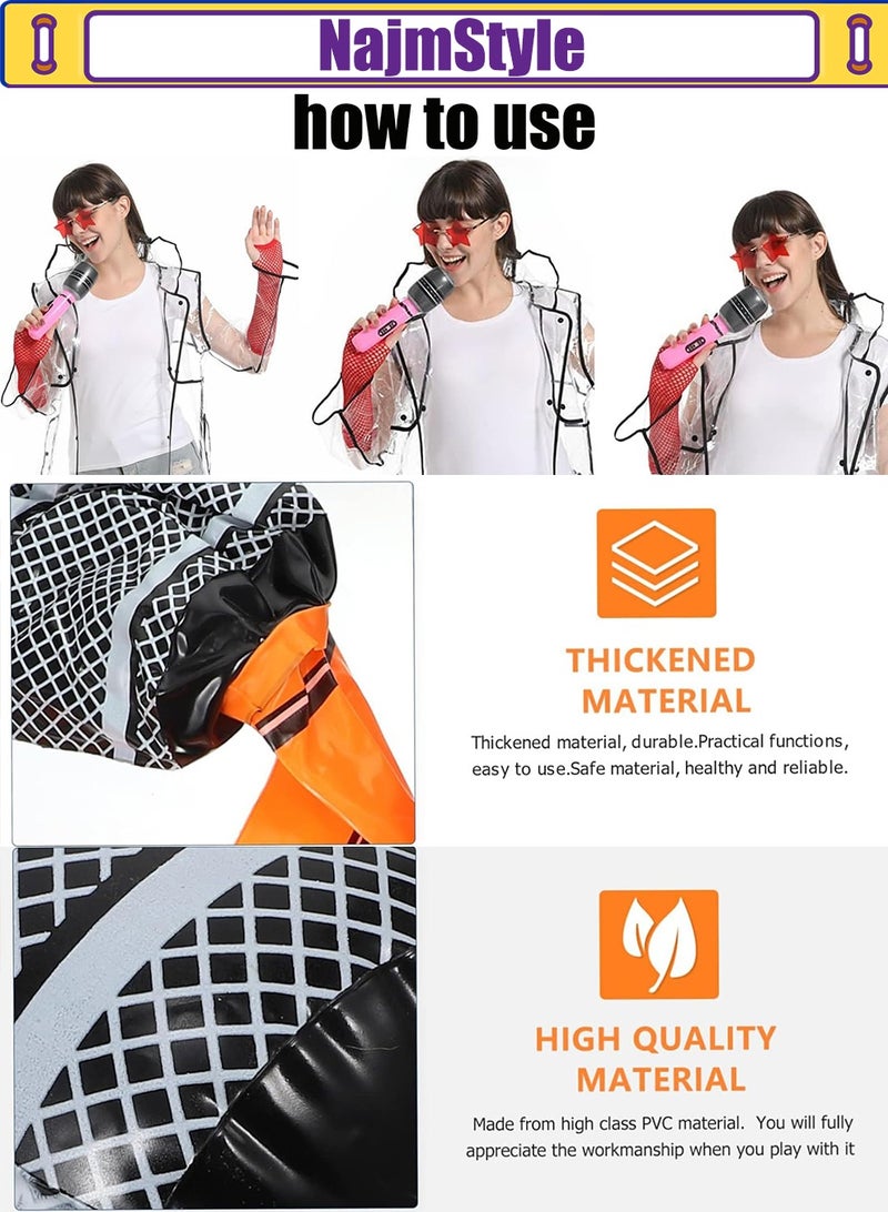 NajmStyle 6 PCS Inflatable Microphone, Blow up Microphone, Inflatable Microphones for Parties, Inflatable party props,Star Party Supplies Christmas Birthday Party Gifts Stage Performance - Image 2