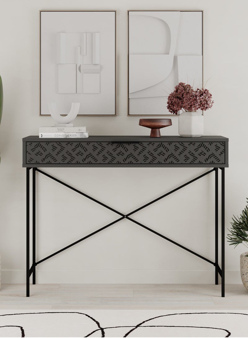 موراه هوم كونسول تخزين هيتون لون أنتراسايت 110x90x35.60 سم  - Image 1