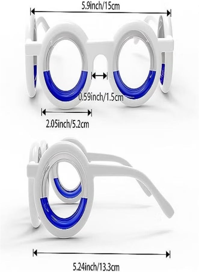 Ailily Anti- Motion Sickness Glasses, Raised Airsick Sickness Seasickness Glasses for Sport Travel Gaming, Ultra-Light Portable Nausea Relief Glasses, No Lens Liquid Glasses for Adults or Kids - Image 4
