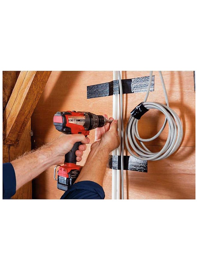 Bison Power Repair Tape Black 10 m, Super strong repair and duct tape for universal use with high initial tack - Image 3