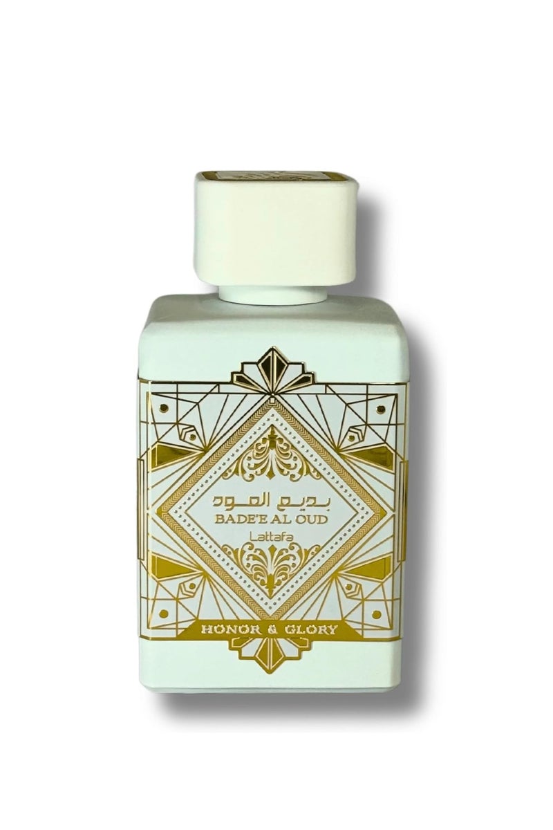 لطافة عطر بديع العود اونر اند جلوري من لطافة او دو بارفان - 100 مل، للجنسين - Image 1