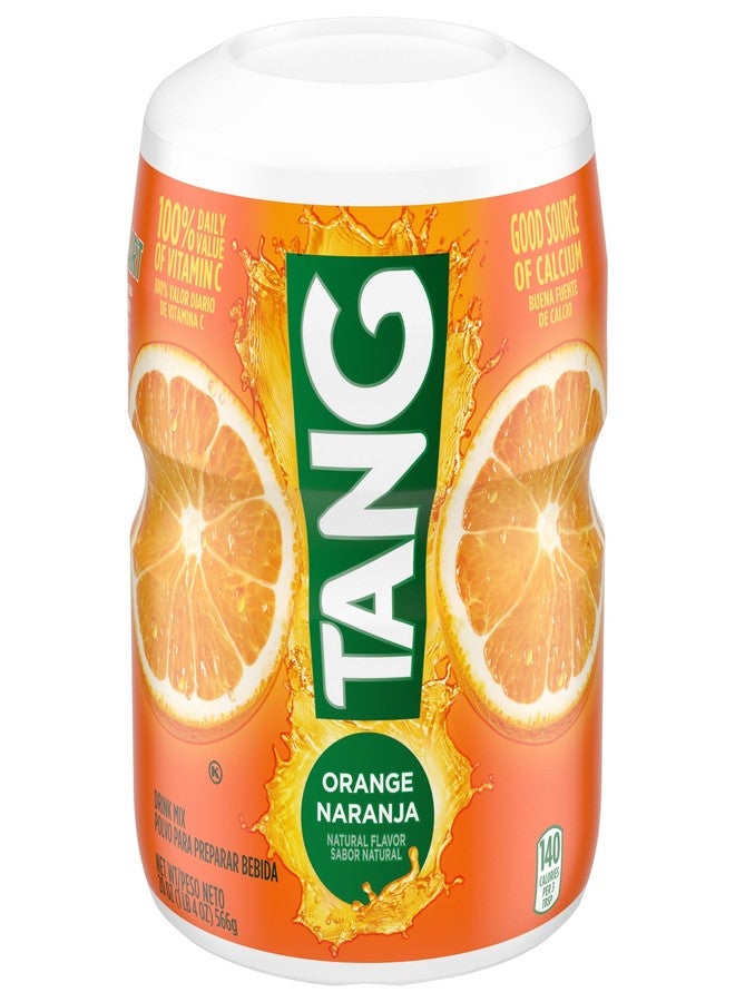 Tang Orange Sweetened Powdered Drink Mix 1 Count 20 oz Canister - Image 1