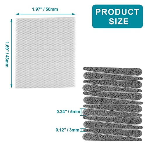 LifCratms 4 Pcs Door Corner Seals, Exterior Door Jamb Frame Seal, Self-Adhesive Wedge Draft Stoppers Foam Pads for Weather Stripping Noise Isolating (White) - Image 2