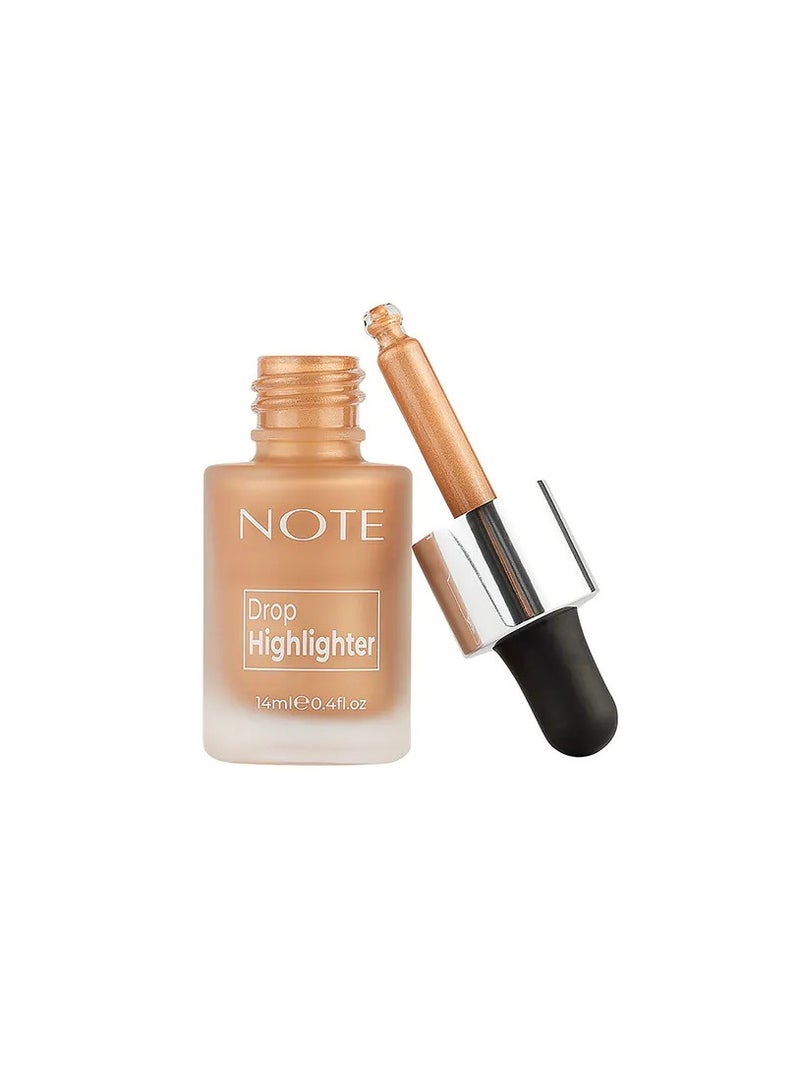 Note Cosmetique Drop Highlighter All Skin Types - 02 Charming Desert - Image 1