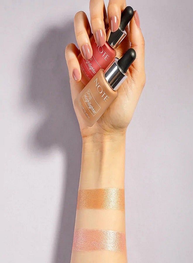 Note Cosmetique Drop Highlighter All Skin Types - 02 Charming Desert - Image 3