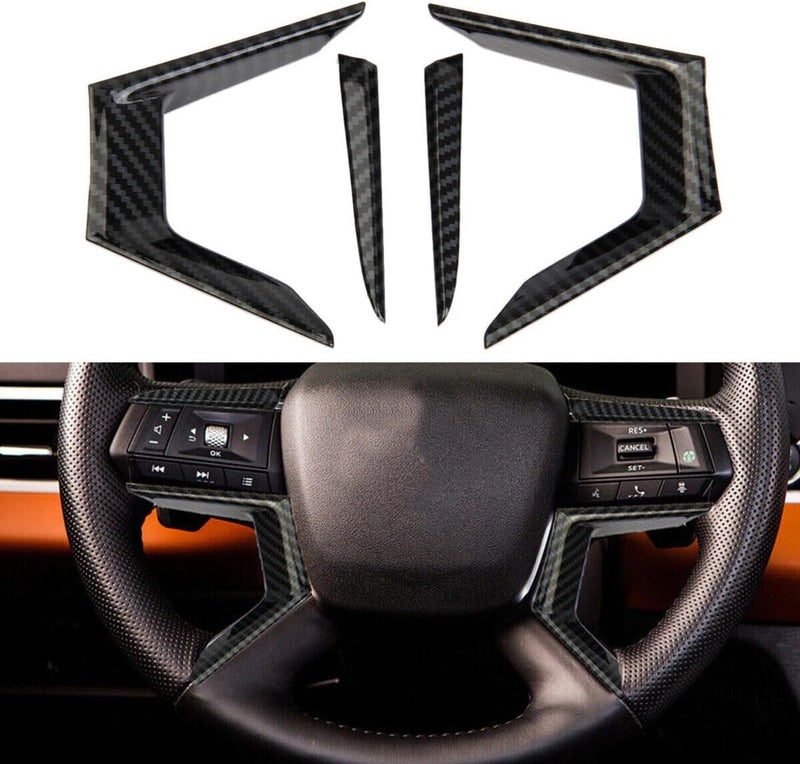 Wivplex Carbon Fiber Steering Wheel Trim for Mitsubishi Outlander 2022+ - Image 2