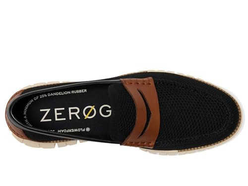 Cole Haan Men's Zerogrand Remastered Stitchlite Loafers, Black/Brit Tan/Ivory, 7-M US - Image 2