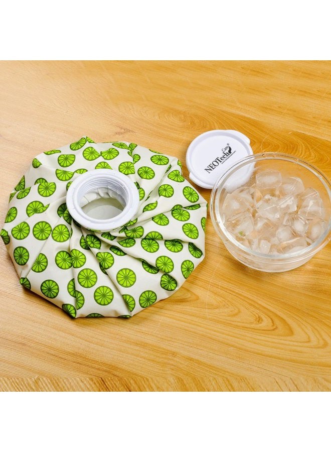 NeoTech Care Ice Bag, Screw Top Fillable, Reusable (Feathers Design, 8 inch) - Image 4