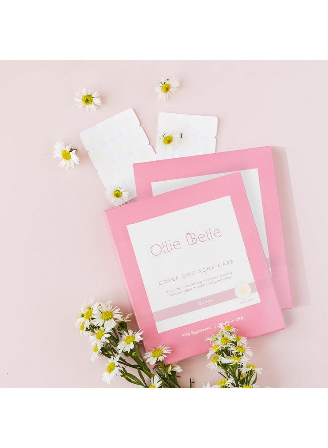 SMARTMED Ollie Belle Cover Dot Acne Care Skin Blemish Treatment with Hydrocolloid | Clear, Waterproof Patch (240 dots) - Image 2