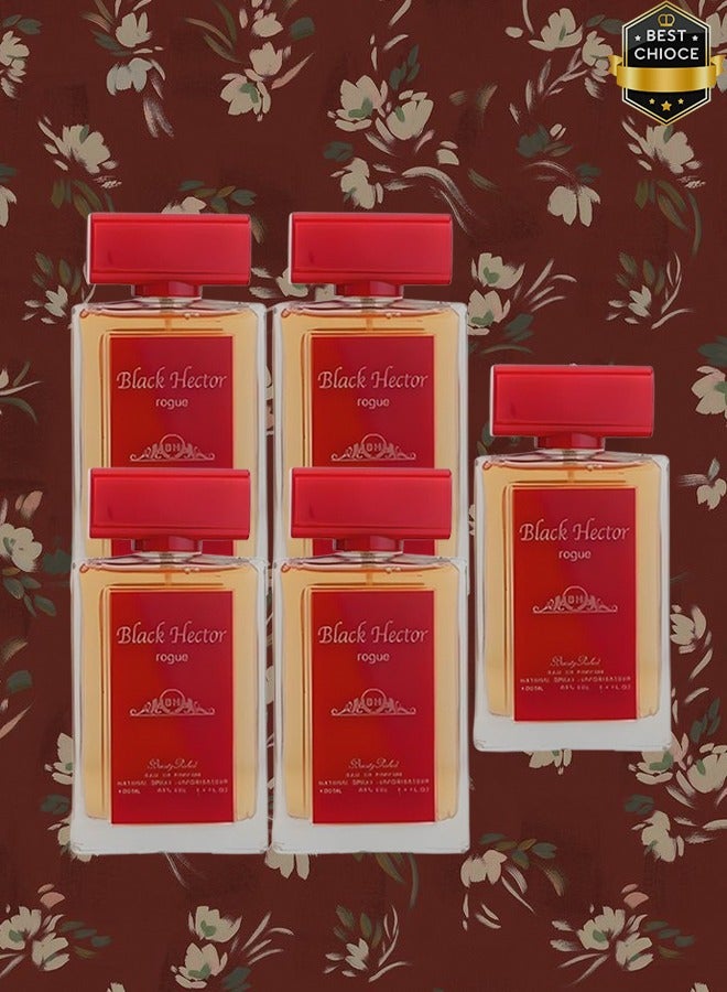 بي إتش 5 قطع عطر بلاك هيكتور روج 100 مل - Image 1