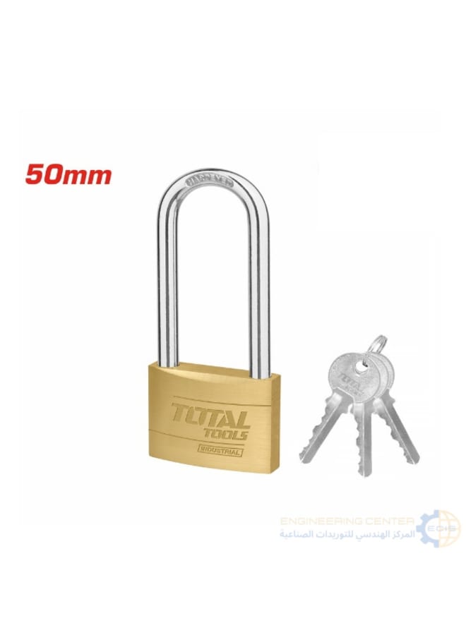 TOTAL Total TLK32502 50mm Brass Padlock