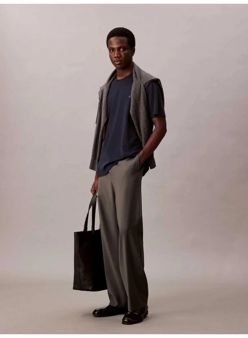 CALVIN KLEIN Dark Sapphire Luxury Cotton T-shirt for Men | Best Price UAE
