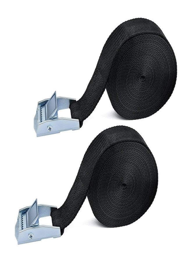 ZANOTTRA Tie Down Straps | Heavy Duty Lashing Straps | Adjustable Cam Buckle Straps | Tie-Down Straps with Metal Buckle for Motorcycle, Cargo, Trucks, Trailer, Luggage Lashing Straps(2.5m,Black) (2) - Image 1