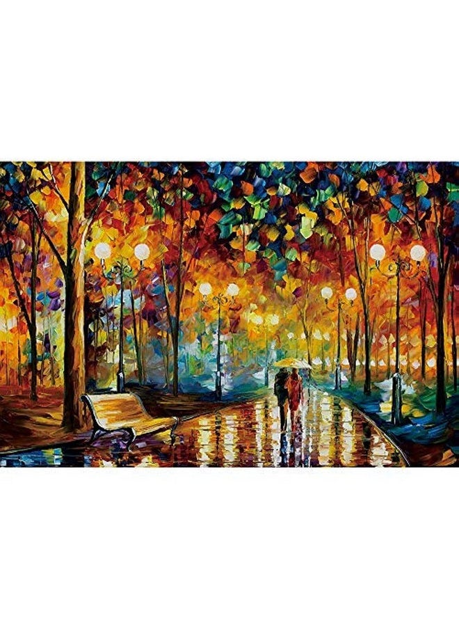 Ingooood Rainy Night Walk Wooden Puzzle 1000 Pieces  - Image 1