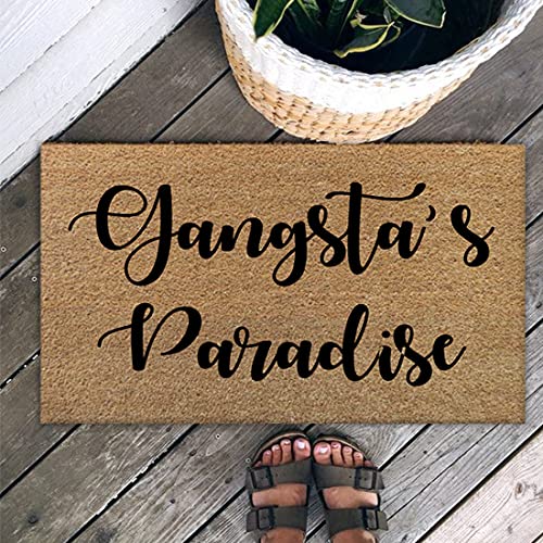 ATMAH Gangsta's Paradise Coir Doormat, Size 40cm x 60cm - Image 2