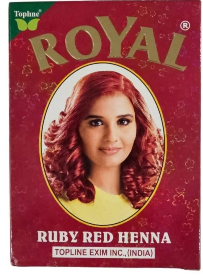 Royal Ruby Red Henna Hair Color 60 g - Image 1