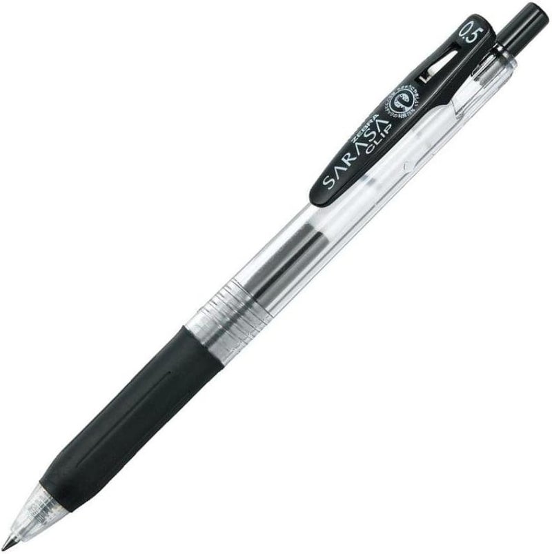 Zebra Pen Zebra Sarasa Push Clip Gel Ink Pen - 0.5 mm - Black - Image 1