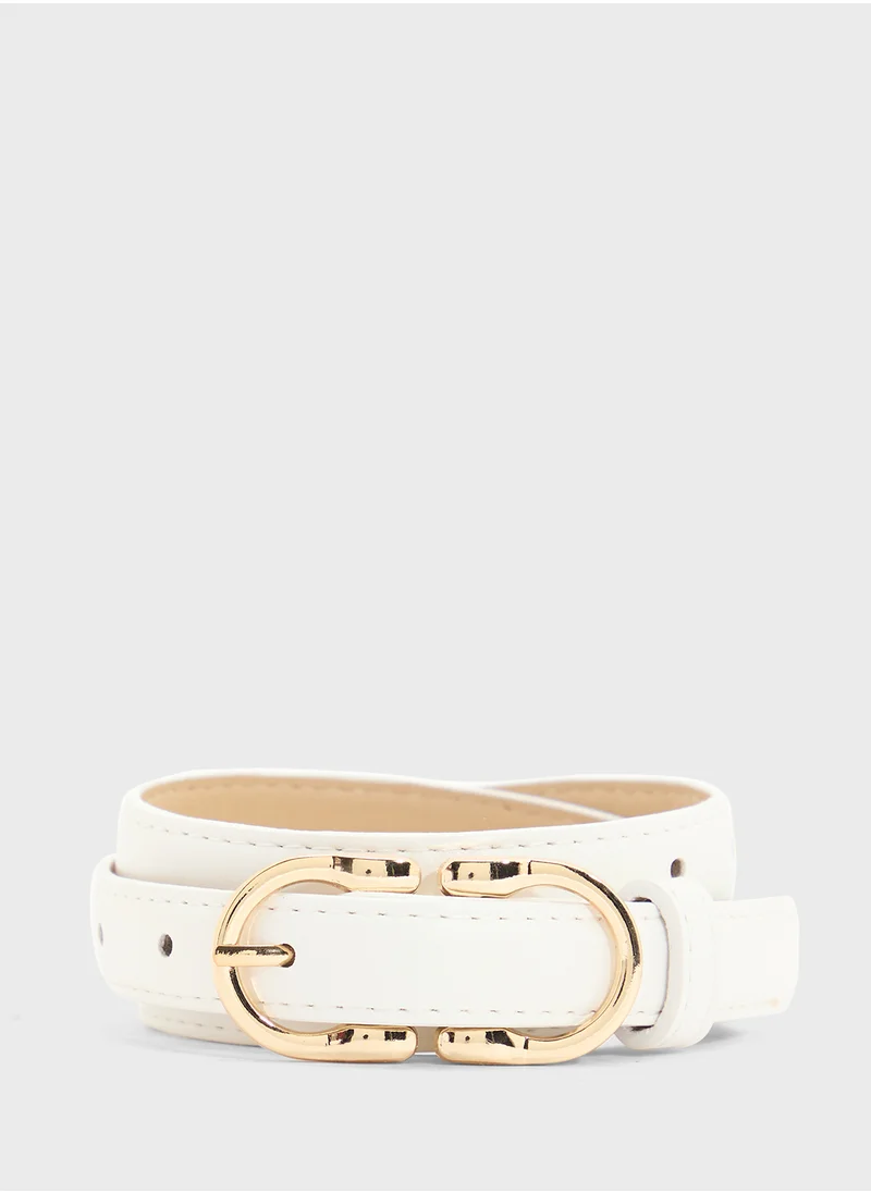 ايلا Double Buckle Belt
