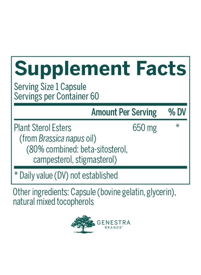 Genestra Brands Colsterol ; Support For Healthy Total And Ldl Cholesterol Levels ; 60 Capsules - Image 3