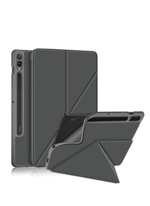 Samsung Galaxy Tab S10 Plus 12.4 X820/X826B Compatible Leather Sleeve - X820 Transformers Protective Case(gray)