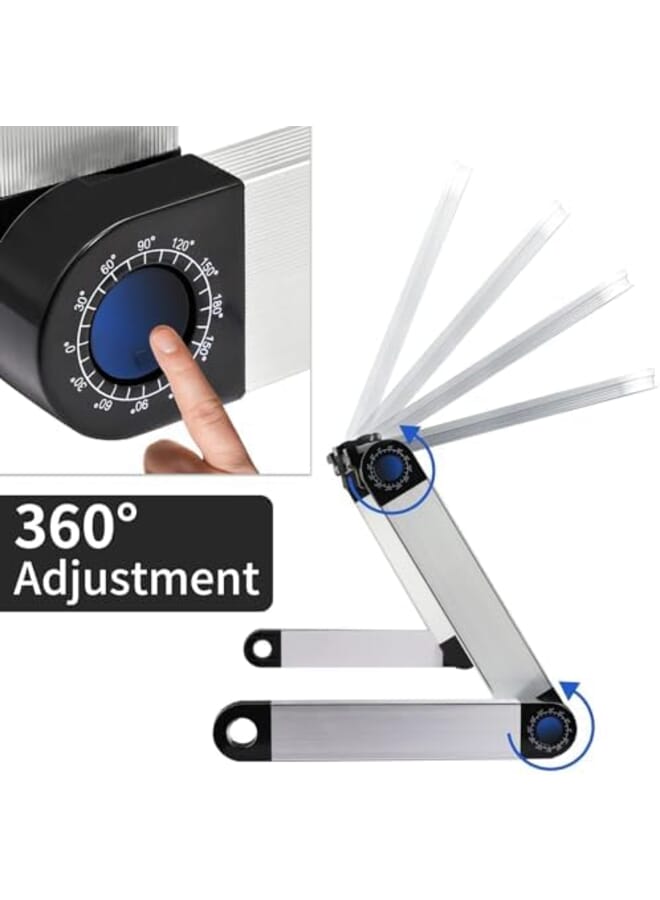 Excefore Book Stand For Reading Adjustable Book Holder Ergonomic Multi Heights Angles Holder Portable Multifunctional Book Holder With Clips For Textbook Cookbook Sheet Music Laptop - Image 2