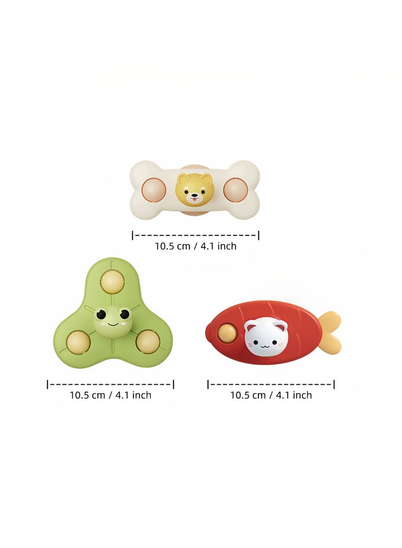 Zenymee Suction Cup Spinner Toys for Baby, Toddler and Kids (Pack A) - Image 2