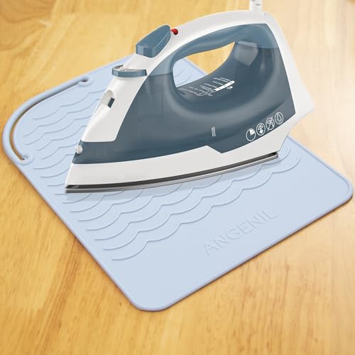 ANGENIL Heat Resistant Silicone Mat for Hair Tools - Counter Mat Pad Cover for Curling Irons, Flat Irons, and Hair Straighteners (9" x 6.5") - Image 3