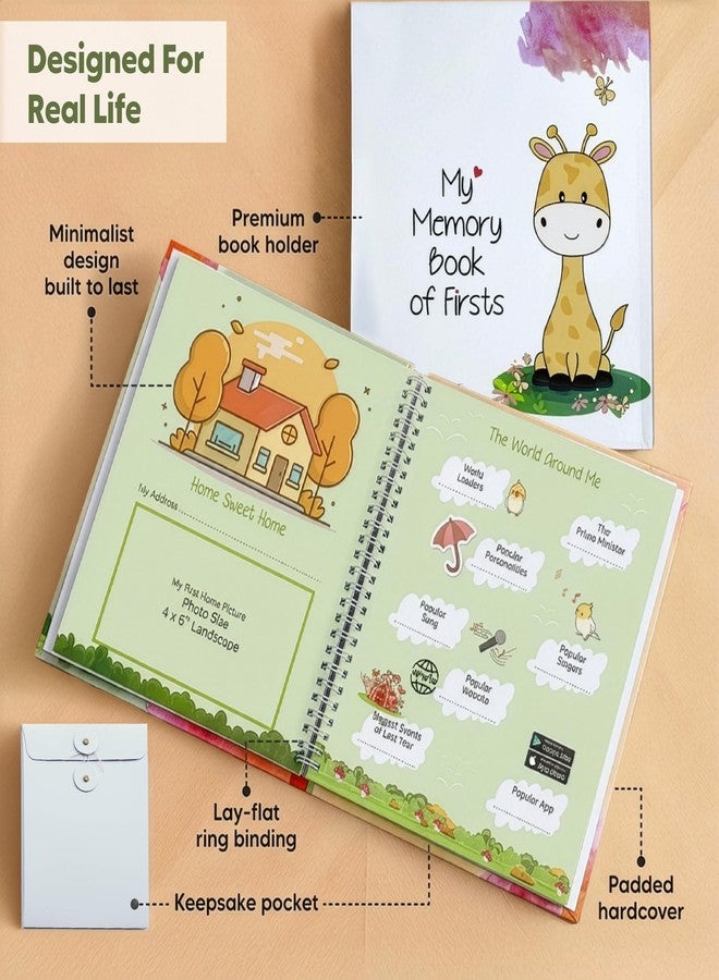 A Baby Cherry Baby Record Book - Memory Book & Baby Journal Record Book || 80 Pages || Milestone Memory Book for Boys & Girls (0 to 5 Years) - Ideal Gift for Newborns & New Parents (Animal Edition) - Image 4