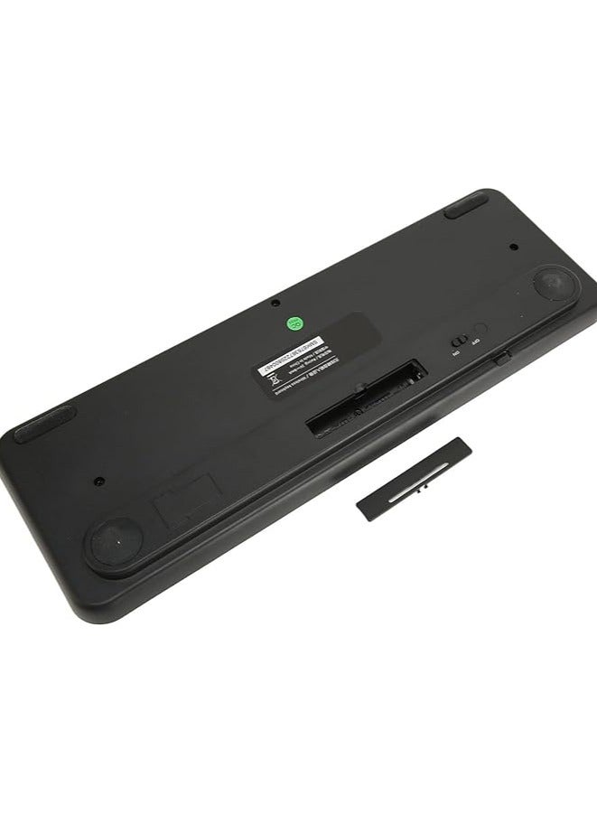 Green Tiger Wireless Keyboard Mouse Combo Mouse and Keyboard Combo Energy Saving Quiet Retro Cute (Black) - Image 3