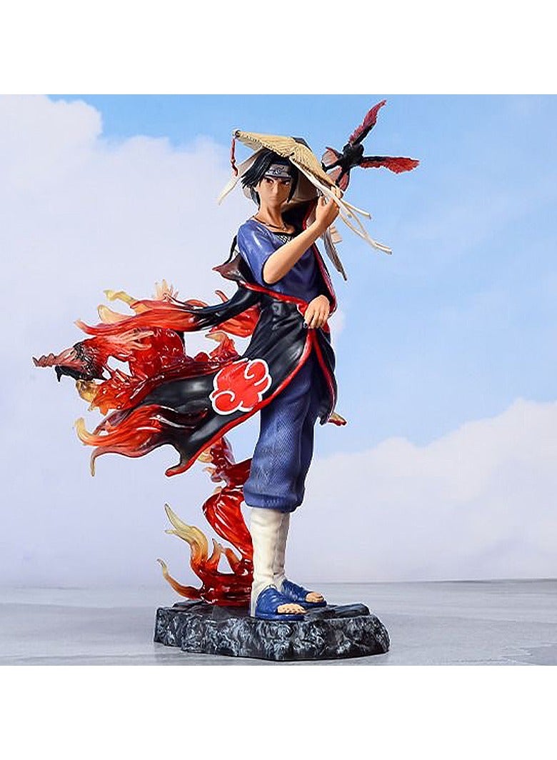 General Naruto Akatsuki Hats Uchiha Itachi Raven Itachi Scene Model Statue  - Image 1