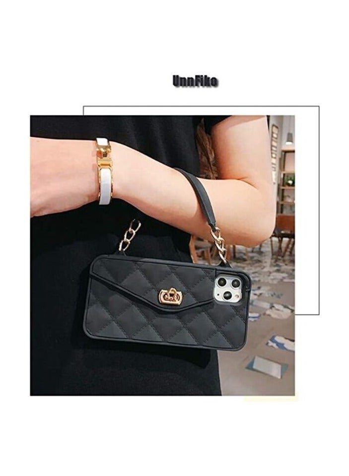 AIWANTO Aiwanto Wallet Case For iPhone 11 Crossbody Luxury Bag Design Flip Card Pouch Cover With Long Shoulder Strap  - Image 3