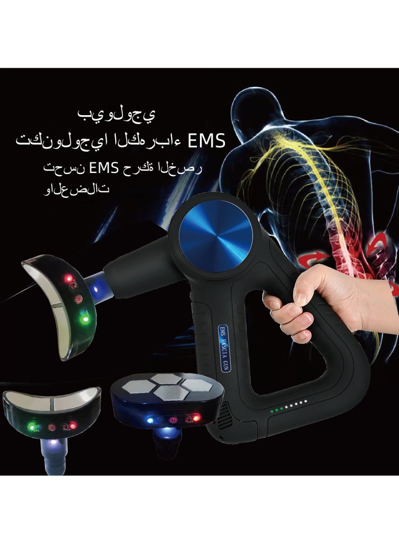 M MIAOYAN Hot and cold fascia gun 16mm impact stroke thrust 45kg muscle relaxation home and business dual-use EMS electric massage gun - Image 2