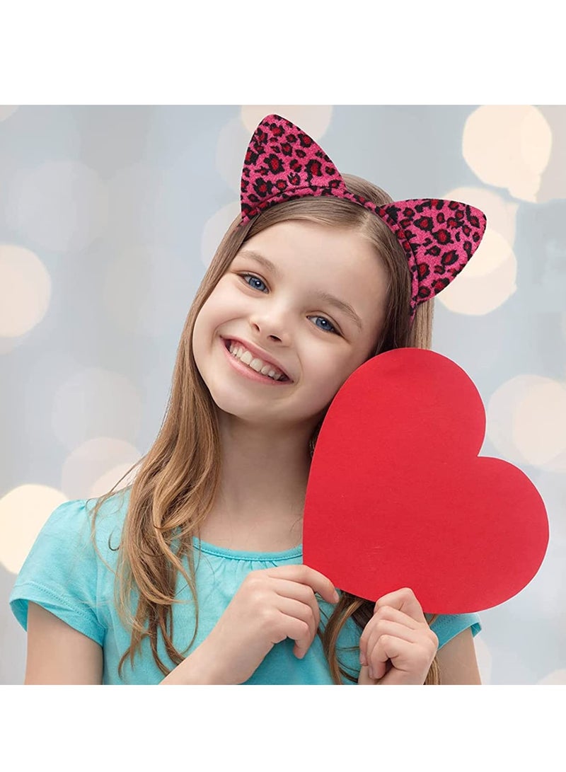 Cat Costume Accessories, 3 Pcs Animal Costume Set for Kids Ears Headband Set Ears Tail Bow Tie Animal Dress Cosplay Party Decoration Accessory - Image 3