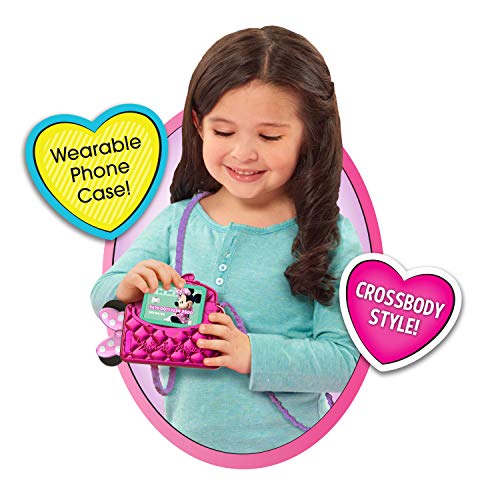 Minnie Disney Junior Minnie Mouse Chat with Me Pretend Play Cell Phone Set Lights and Sounds Kids Toys for Ages 3 Up by Just Play - Image 5