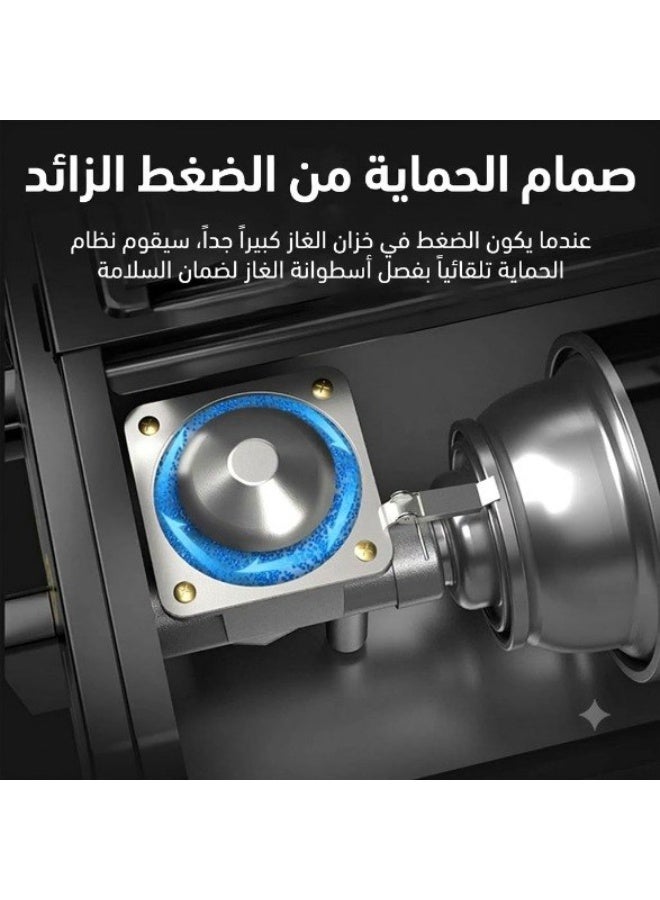موقد غاز محمول للرحلات والتخييم يعمل بالغاز المسال BDZ-155-A - Image 5