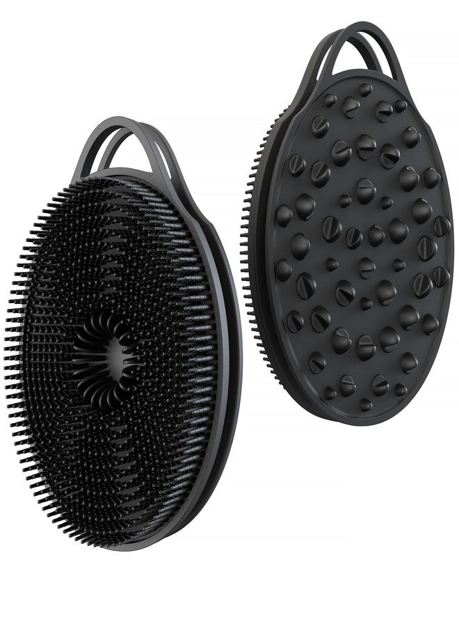 EKOTTOK 2 in 1 Silicone Body Brush, Anti-Cellulite Massage Exfoliating Shower Brush for Men and Women, Remove Dead Skin, Reduce Cellulite, Improve Circulation - Image 1