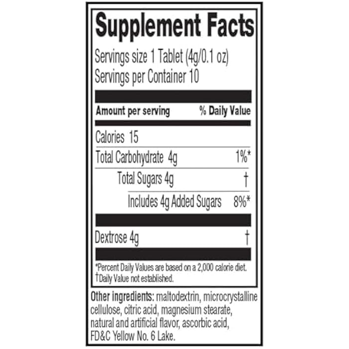 Quality Choice Fast Acting Glucose Tablets Orange Flavor 10 Count - Pack of 3 - Image 5