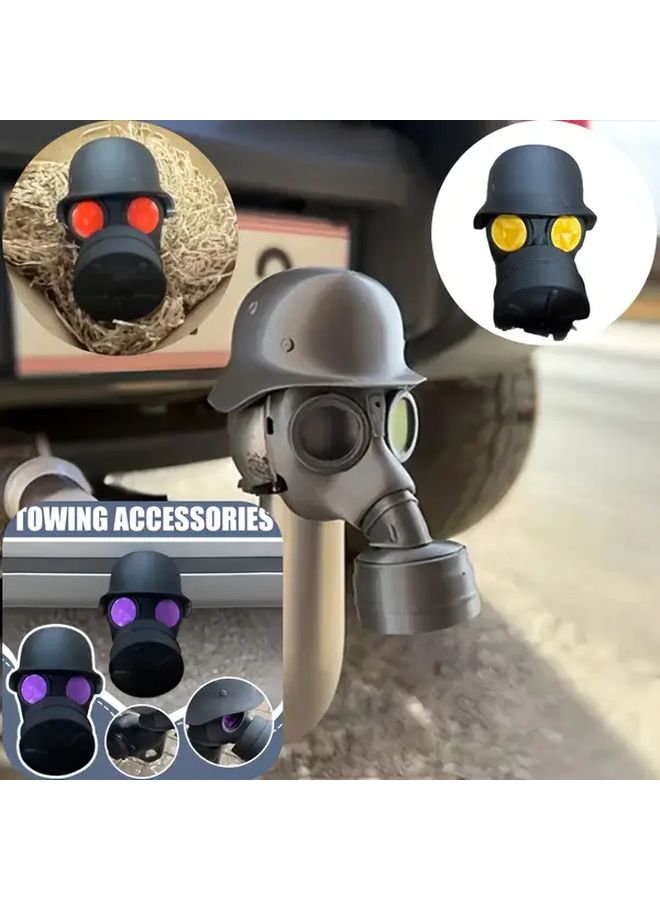Green Plastic Trailer Coupling Cover Cap With Metal Hooks Short Style For Trailers Trucks And RVs Weatherproof Secure Hitch Accessory - Image 3