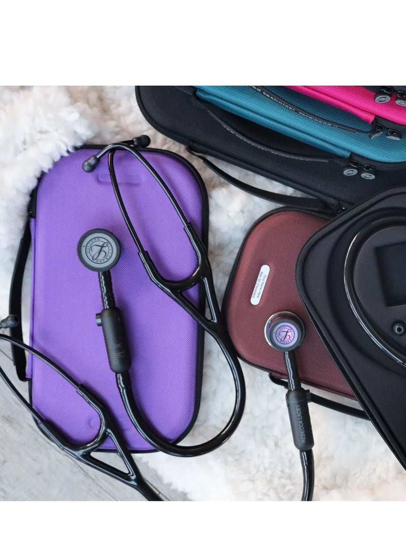 ثري أم ليتمان 3M Littmann CORE سماعة الطبيب الرقمية السوداء أنبوب الصدر 27 بوصة الجذعية والسماعة 8490 - Image 2
