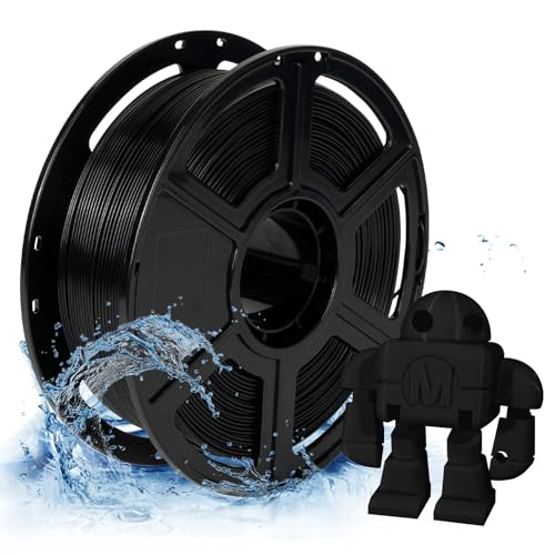 FLASHFORGE PETG Pro Filament 1.75mm Black, 3D Printer Filament 1kg (2.2lbs) Spool, Dimensional Accuracy +/- 0.02mm, 3D Printing Filament for Various Mechanical Parts, Waterproof Parts - Image 1