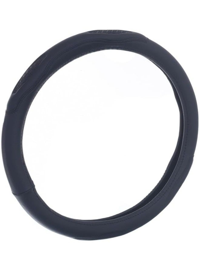 غطاء طارة دركسيون من الجلد والمطاط - اسود - توتش 07 - Image 1